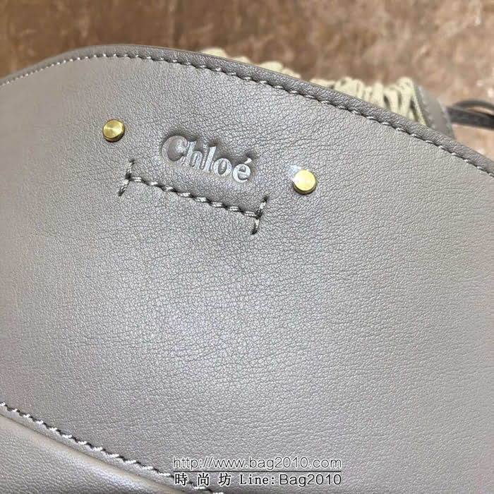 Chloe克洛伊 最新 進口小牛皮Roy系列 小號水桶包  ypk1011